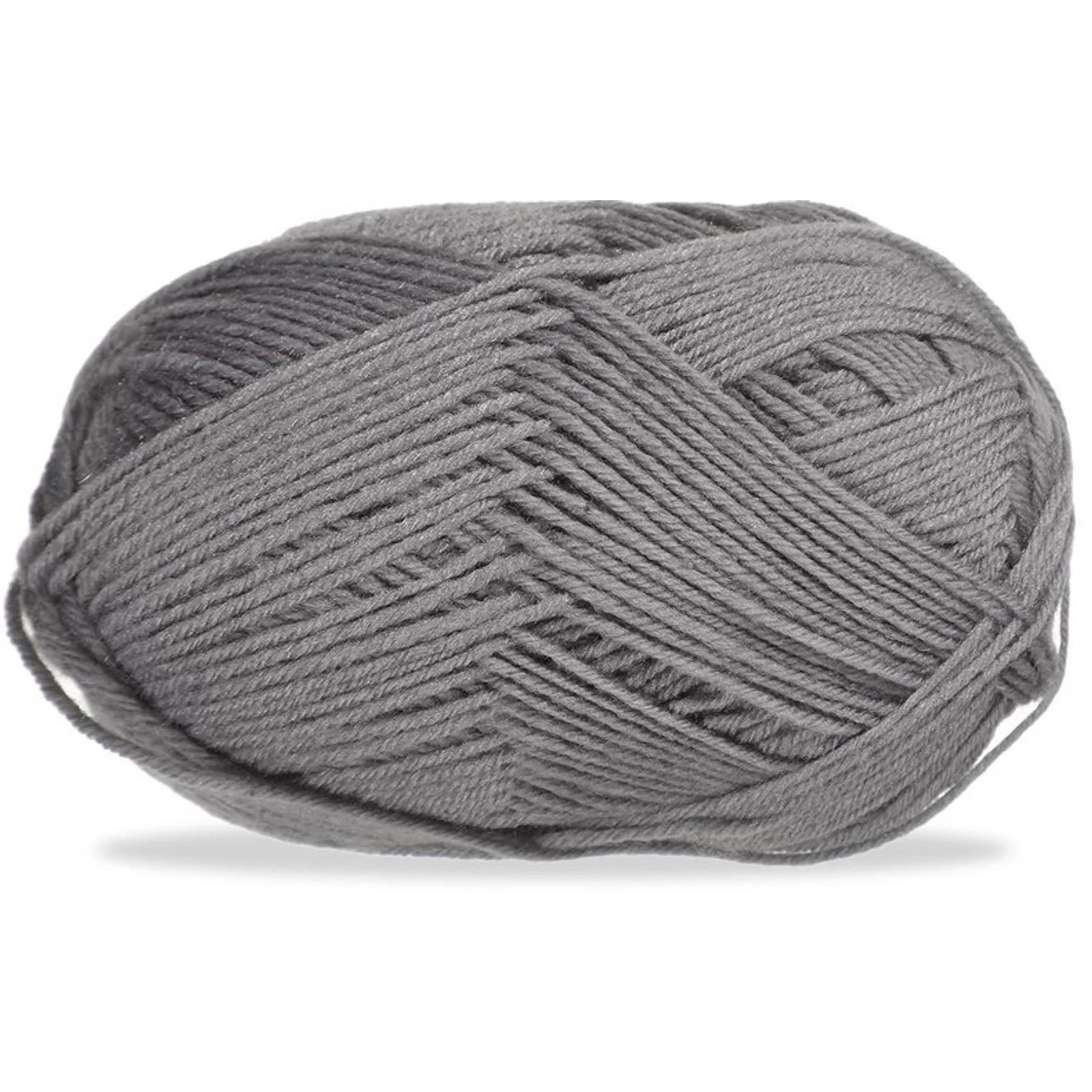 Lana fina para tejer, 100 g, gris medio 4