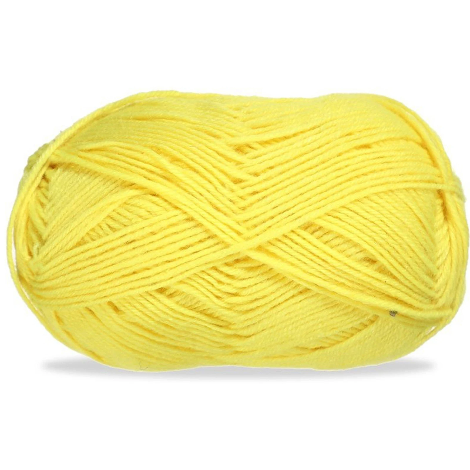Lana fina para tejer, 100 g, amarillo 5
