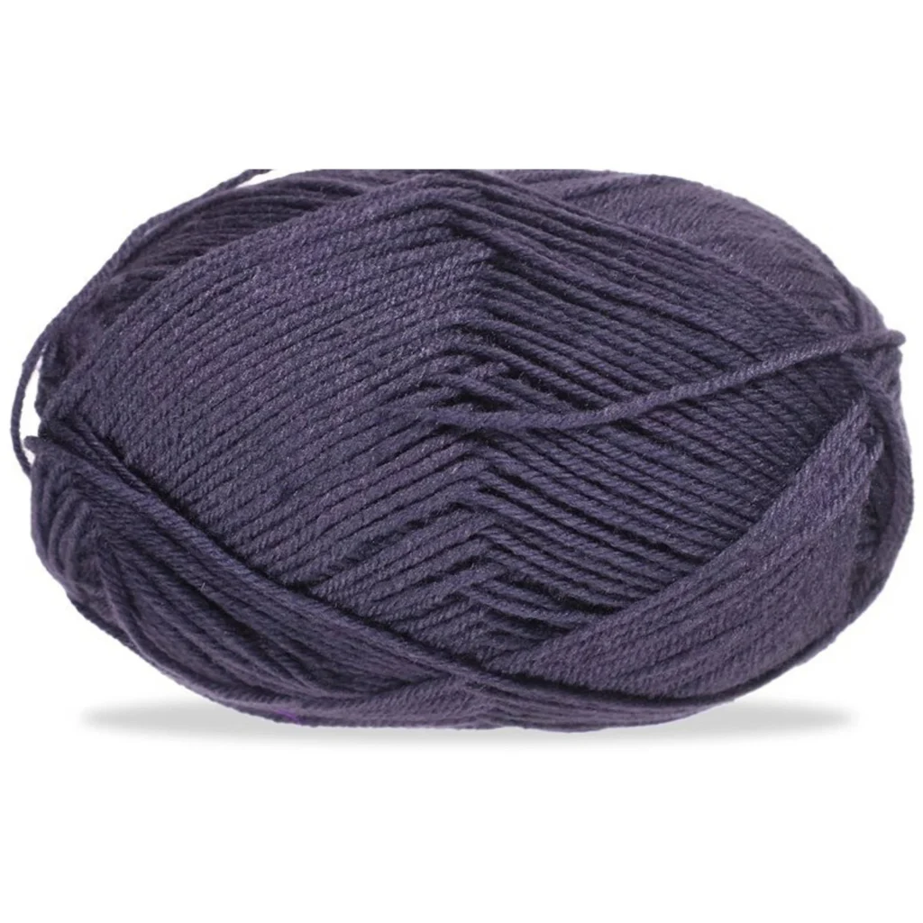 Lana fina para tejer, 100 g, azul violáceo 6