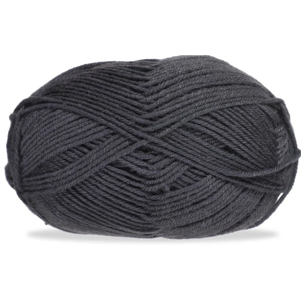 Lana fina para tejer, 100 g, gris oscuro 12