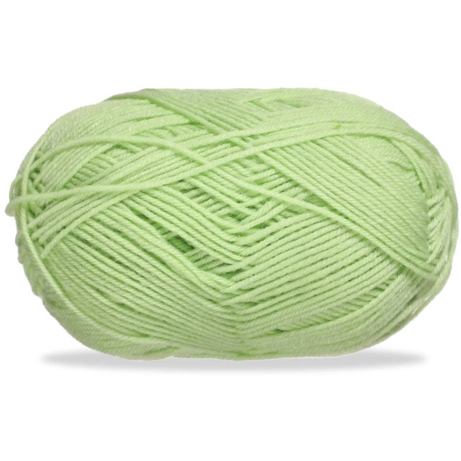 Lana fina para tejer, 100 g, verde claro 15