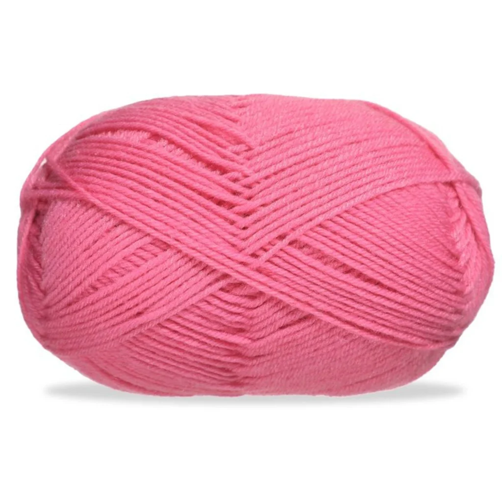 Lana fina para tejer, 100 g, rosa melocotón 17