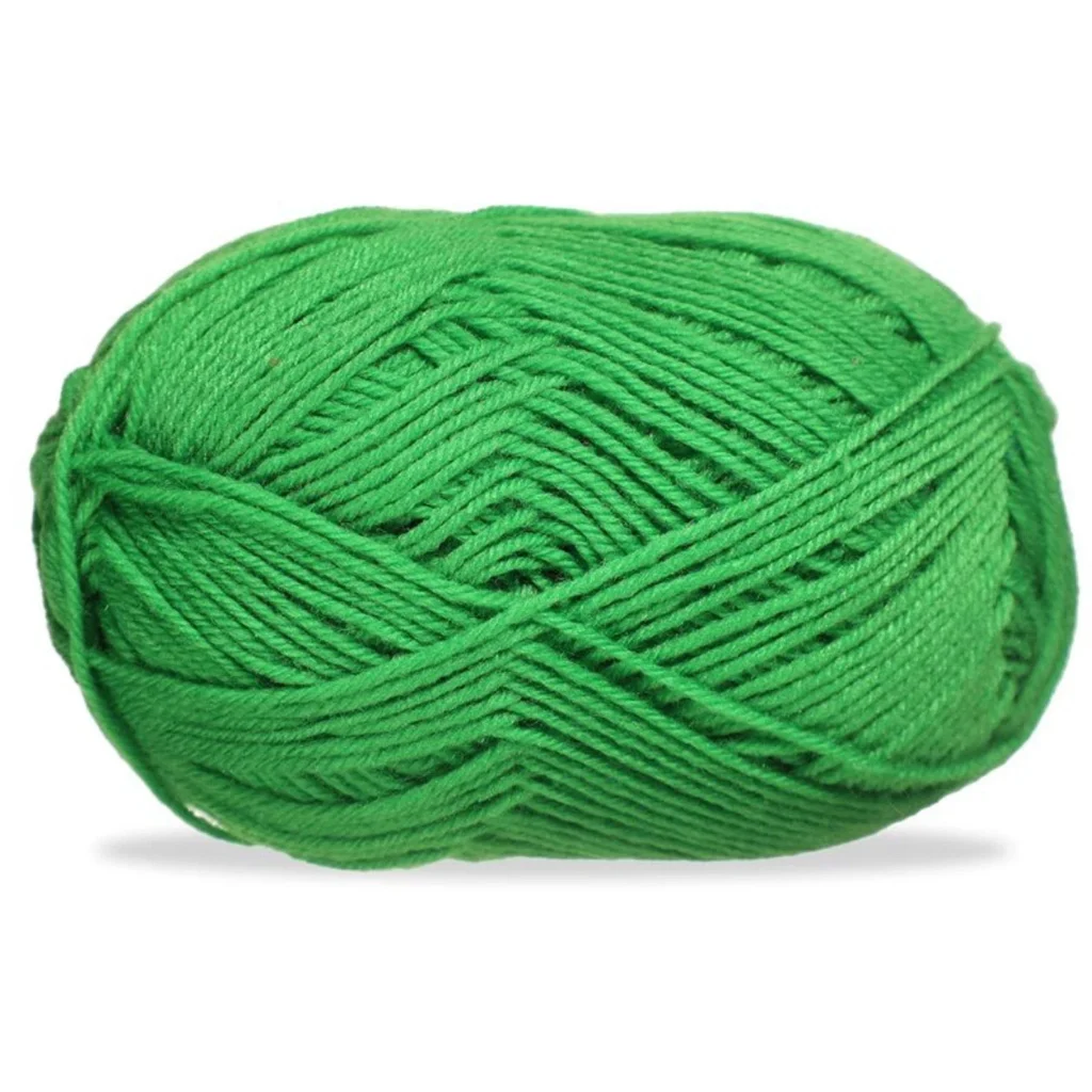 Lana fina para tejer, 100 g, verde claro 24