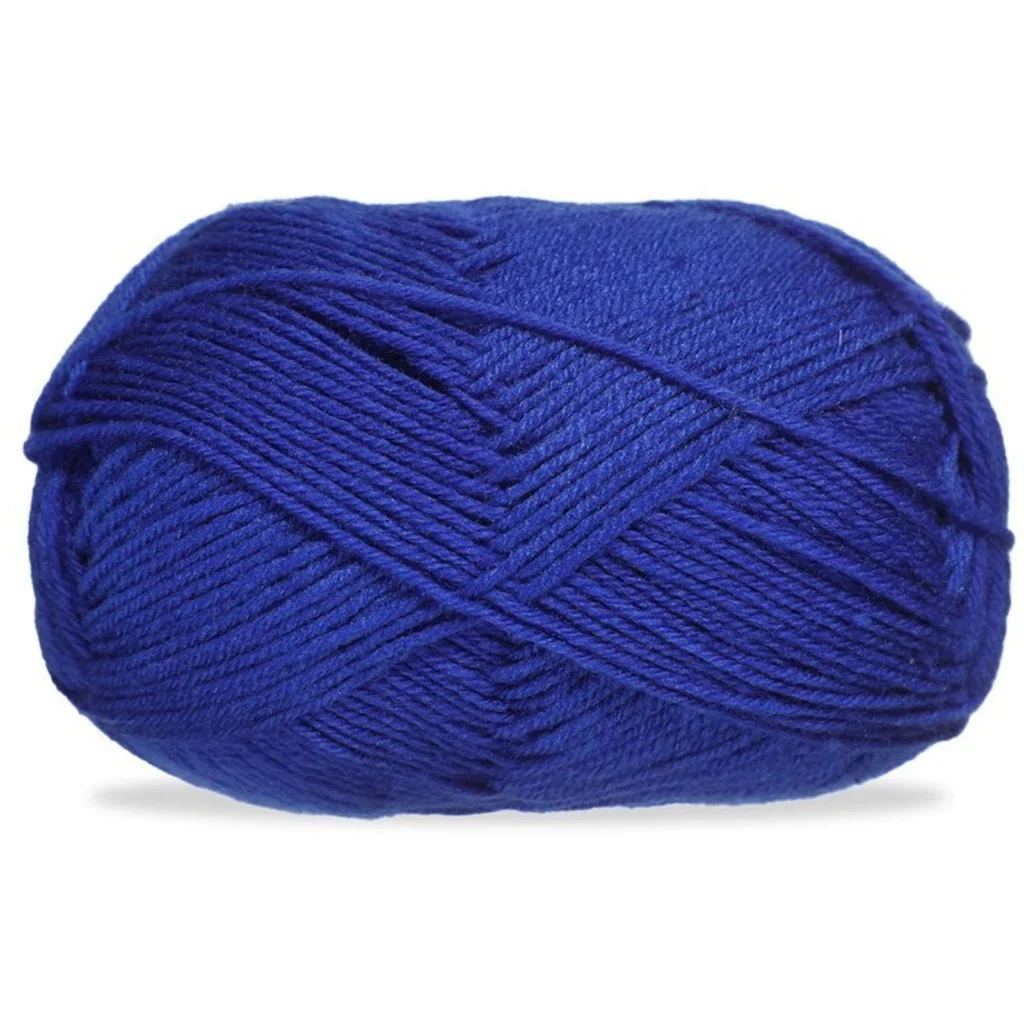 Lana fina para tejer, 100 g, azul lago 26