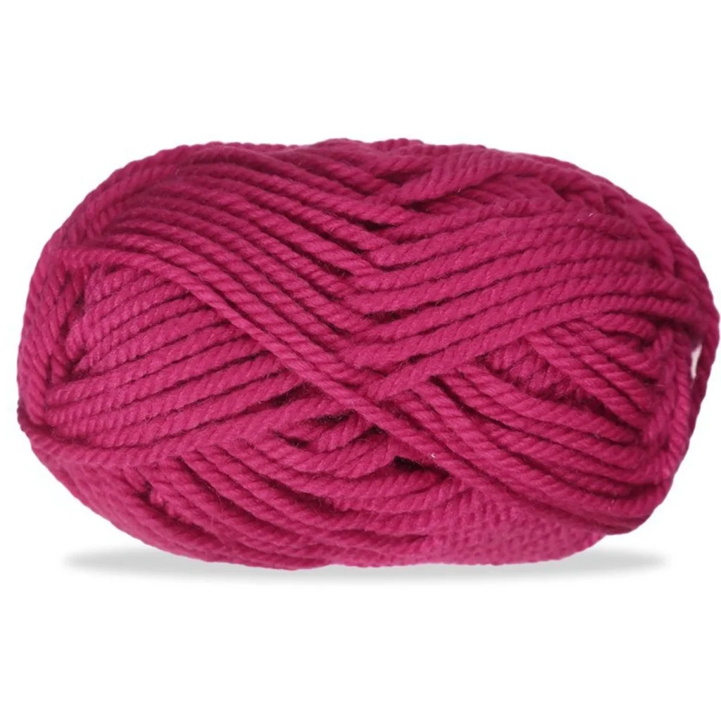 Lana gruesa para tejer, 100 g, fucsia 35