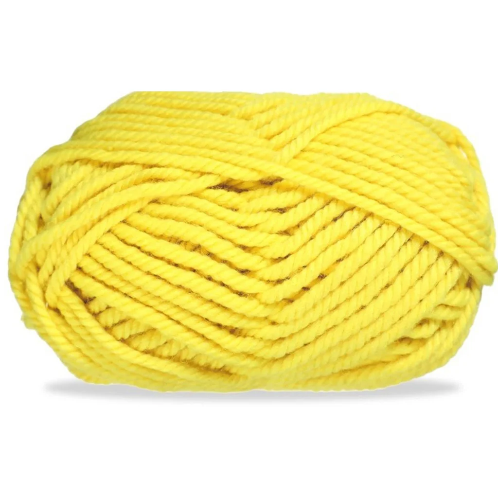 Lana gruesa para tejer, 100 g, amarillo 38