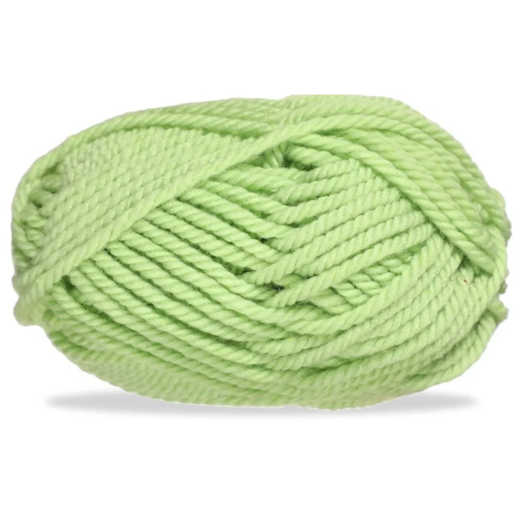 Lana gruesa para tejer, 100 g, verde claro 42