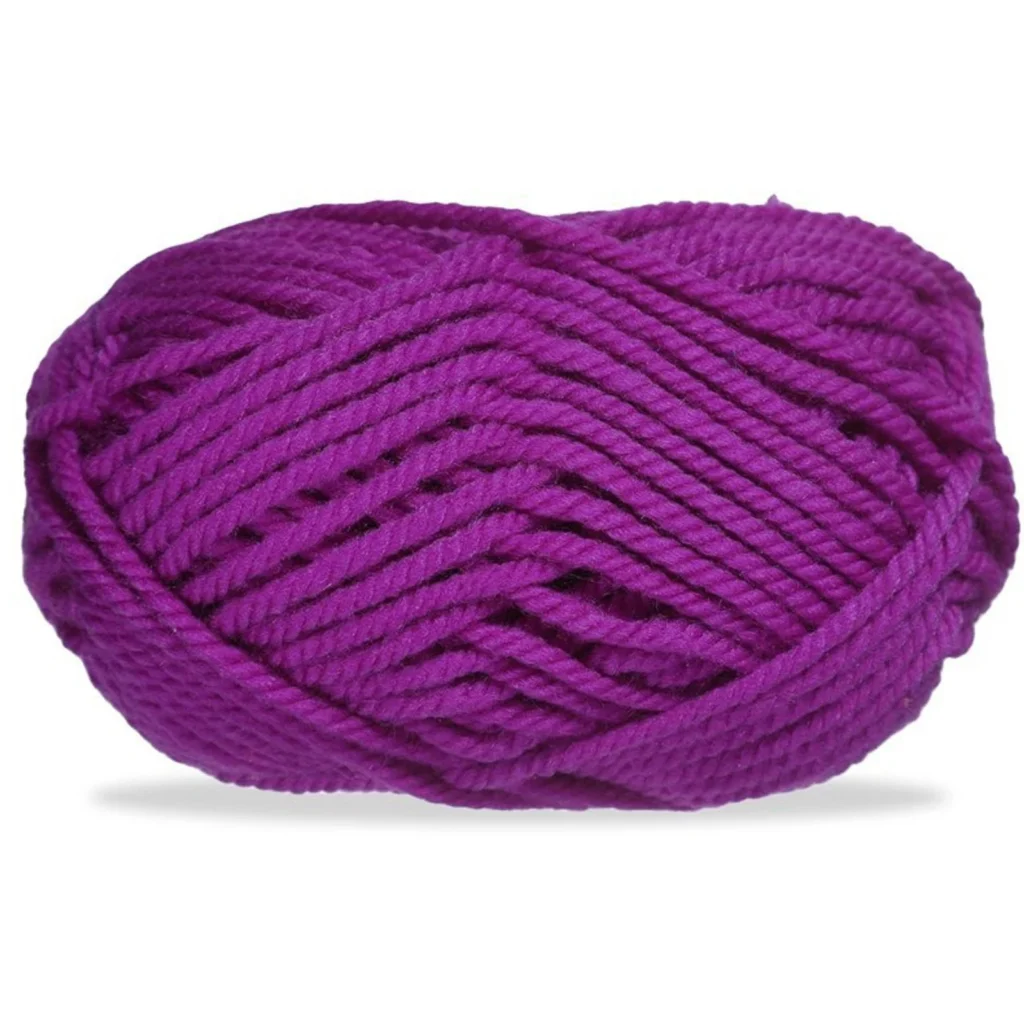 Lana gruesa para tejer, 100 g, morado medio 52