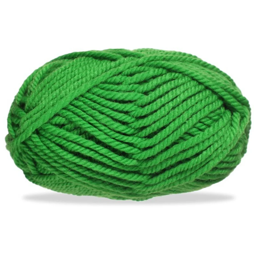 Lana gruesa para tejer, 100 g, verde claro 53