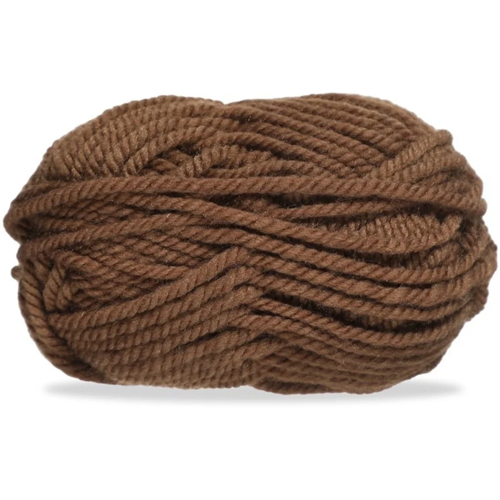 Lana gruesa para tejer, 100 g, marrón oscuro 55