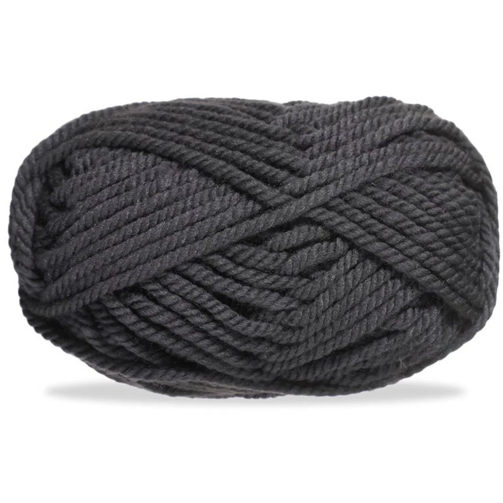 Lana gruesa para tejer, 100 g, gris oscuro 58