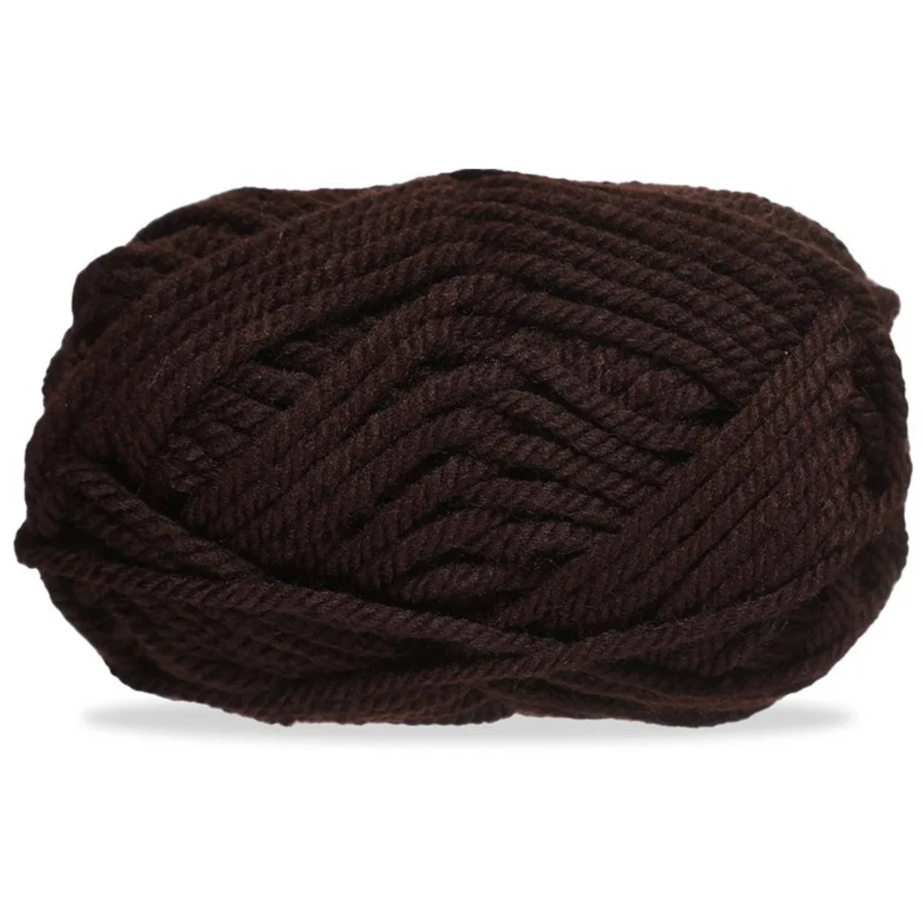 Lana gruesa para tejer, 100 g, café 59