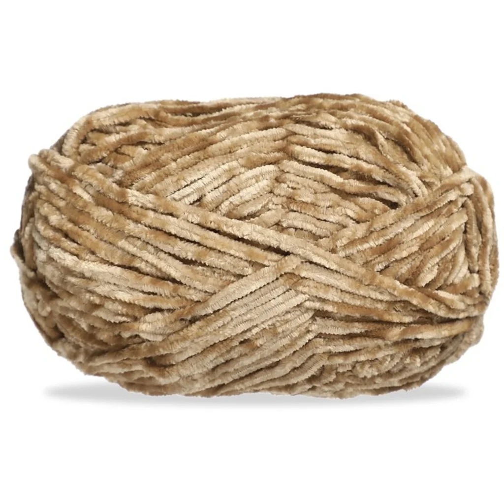 LANA CHENILLE GRUESA 100G MARRóN CLARO 63