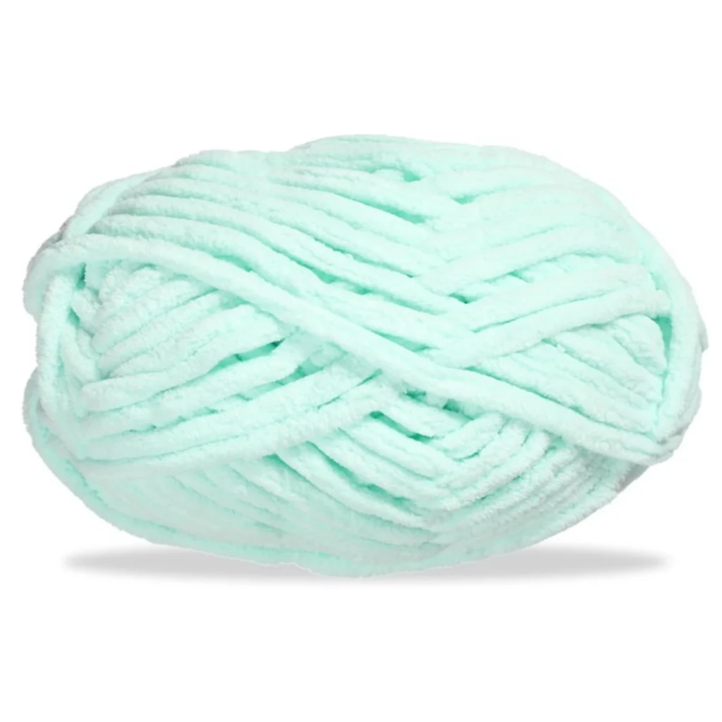 Lana tipo polar para tejer, 100 g, azul lago 6#