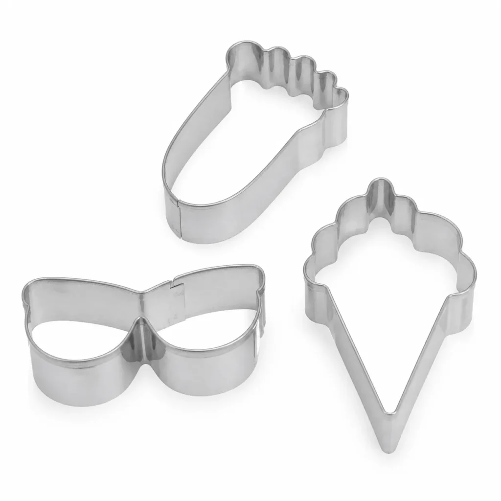 Set de 3 cortadores de galletas de verano de acero inoxidable SKU 62223