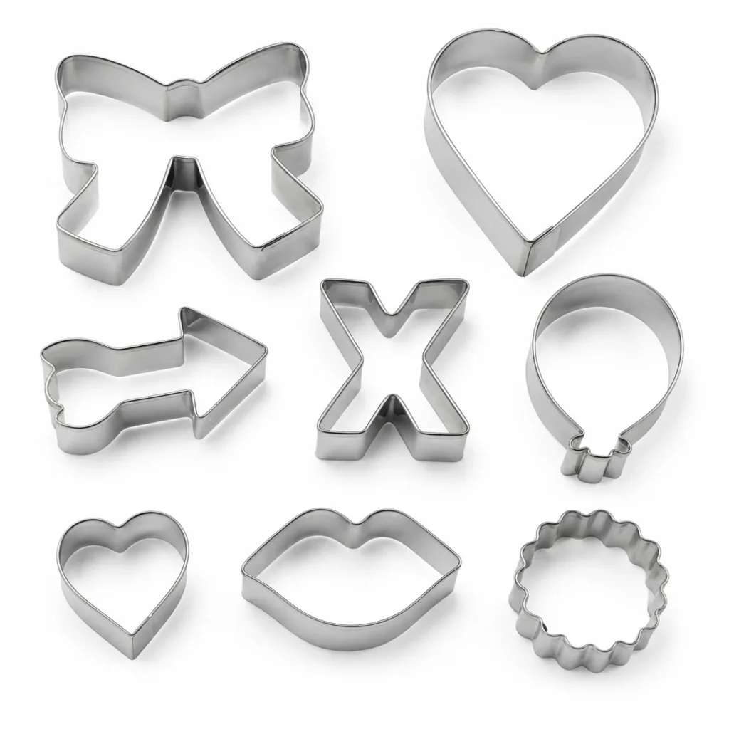 Set de 8 cortadores de galletas románticos de acero inoxidable SKU 62221