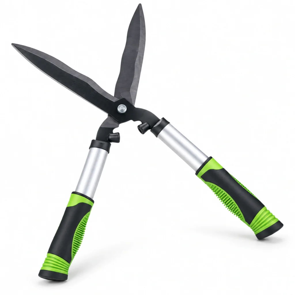 Tijeras para jardín con filo ondulado y mangos de aluminio – SKU 40073