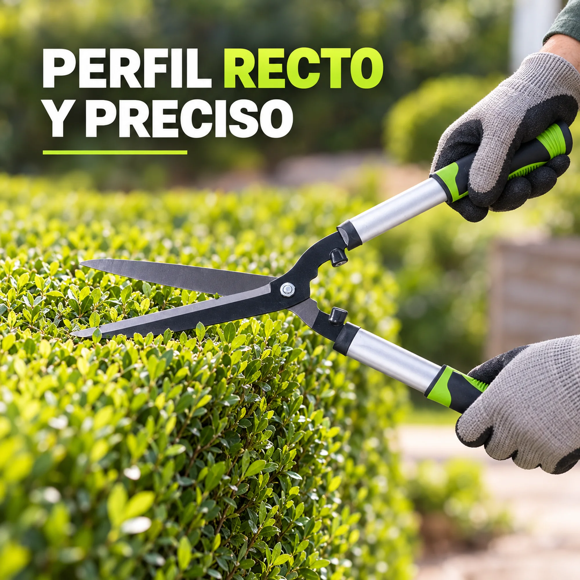 Tijeras para jardín de filo recto con mangos de aluminio – SKU 40074 - Imagen 4