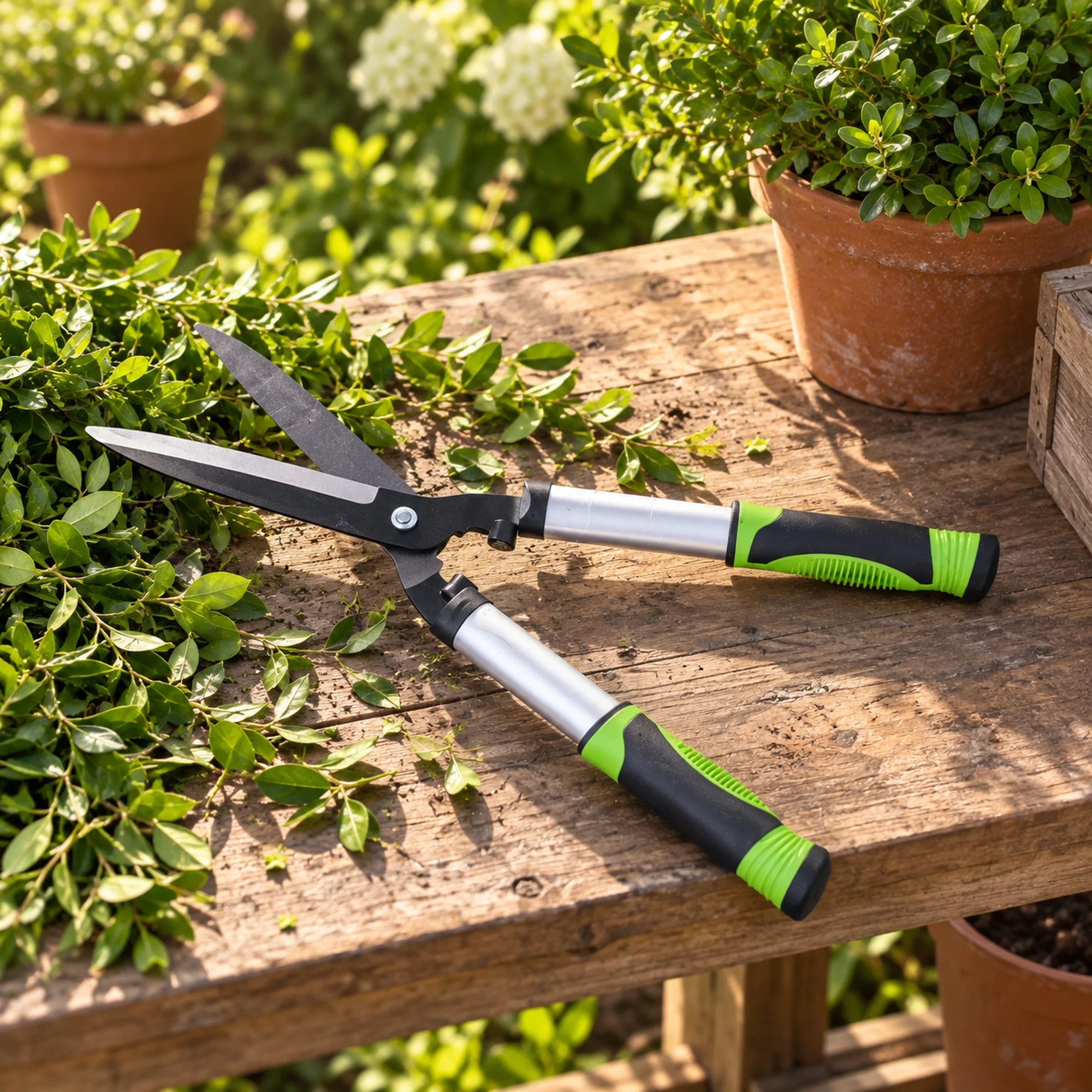 Tijeras para jardín de filo recto con mangos de aluminio – SKU 40074 - Imagen 6