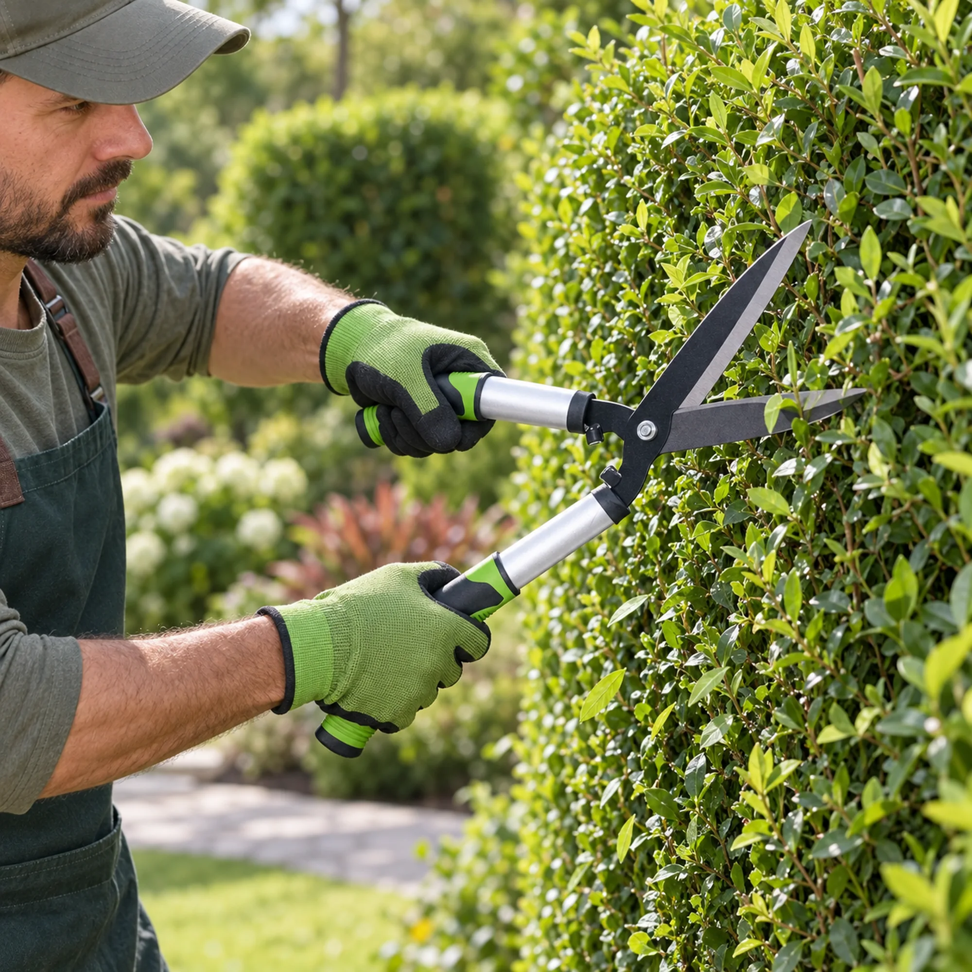 Tijeras para jardín de filo recto con mangos de aluminio – SKU 40074 - Imagen 7