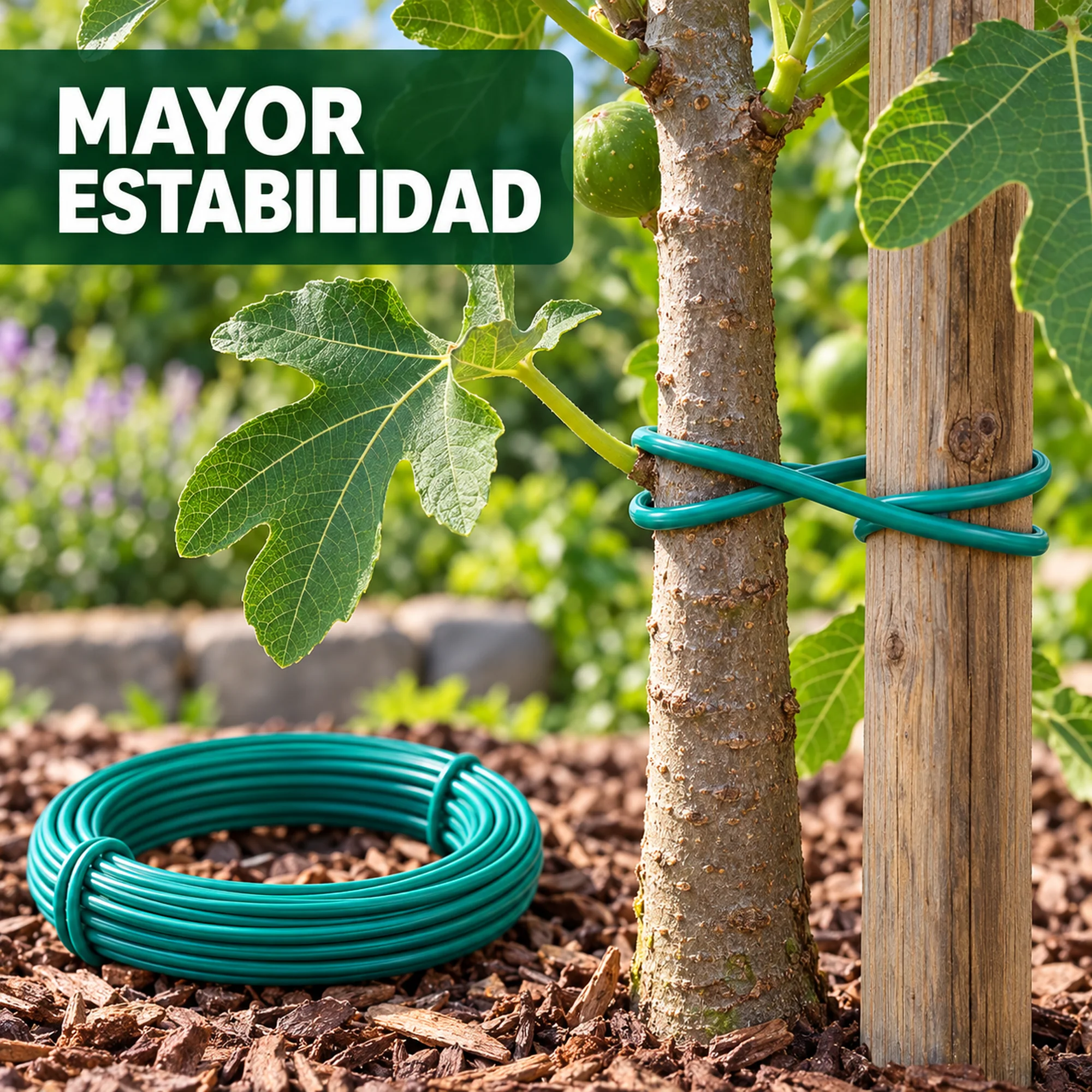 Alambre de amarre para jardín 2.0 mm × 10 m – SKU 40082 - Imagen 4
