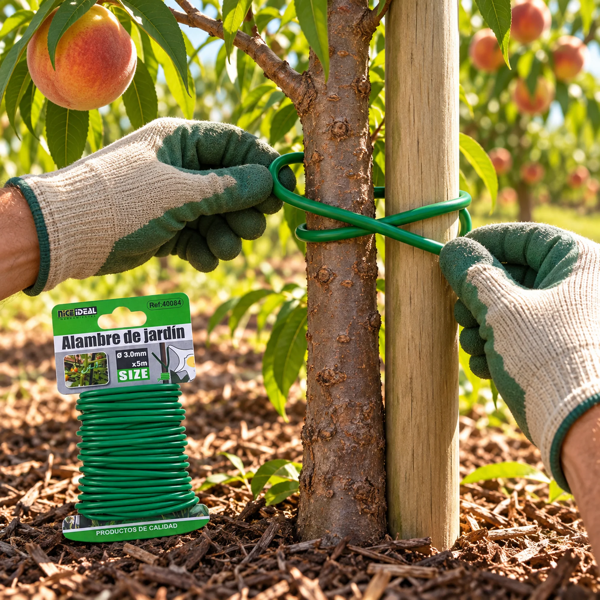 Atadura suave para jardín 3.0 mm × 5 m – SKU 40084 - Imagen 5