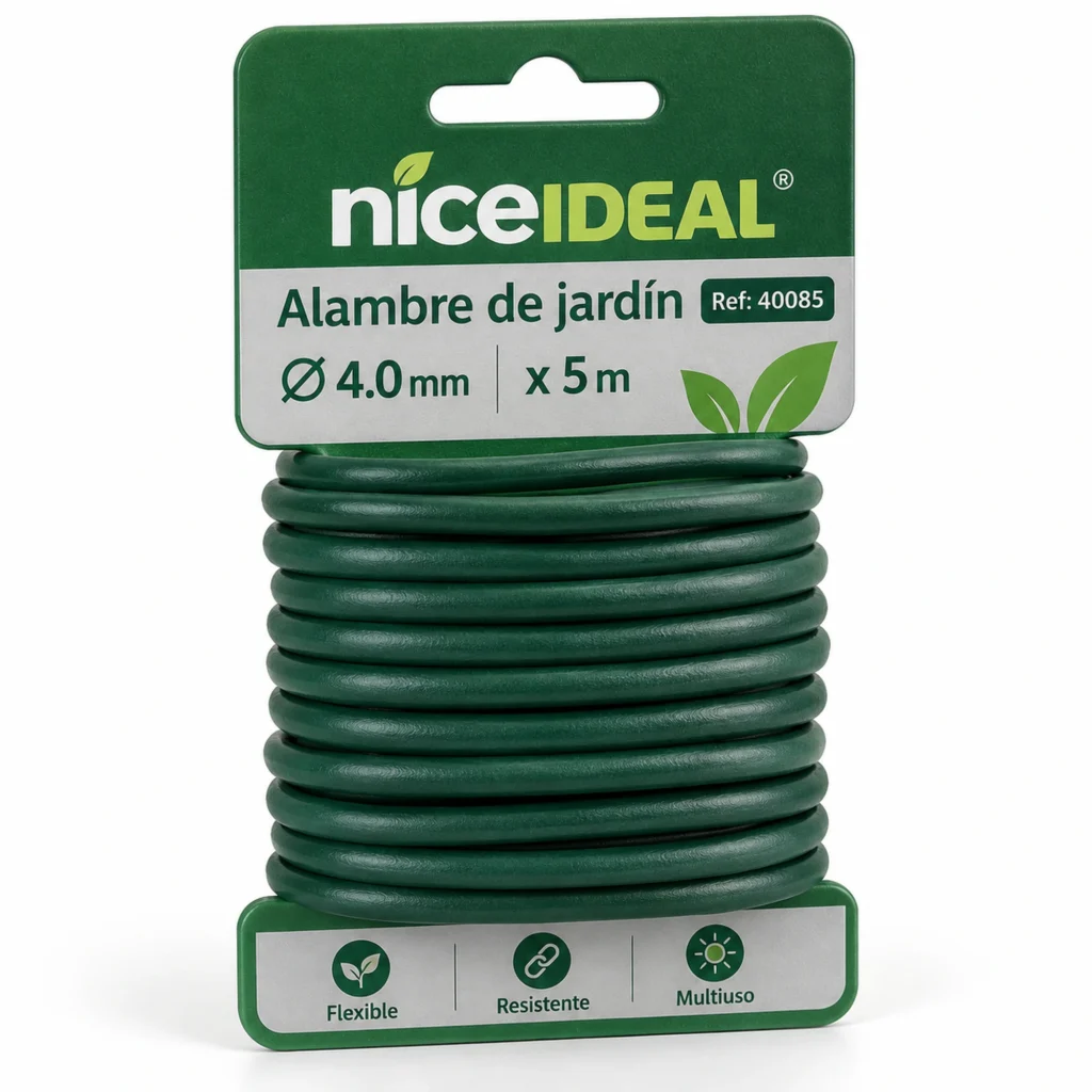 Atadura suave para jardín 4.0 mm × 5 m – SKU 40085