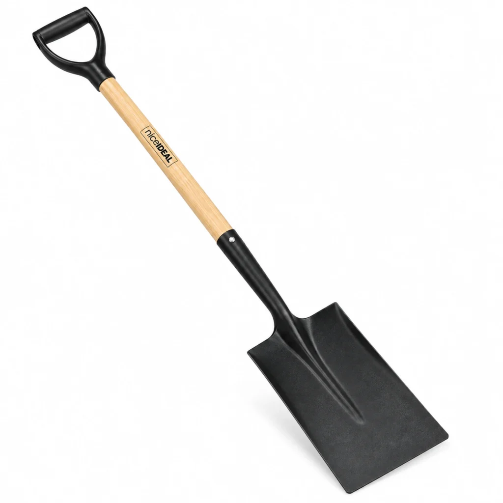 Pala plana con mango de madera 26 × 106 cm – SKU 40091