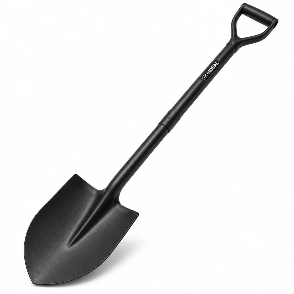 Pala de punta con mango de acero 28 × 102 cm – SKU 40092