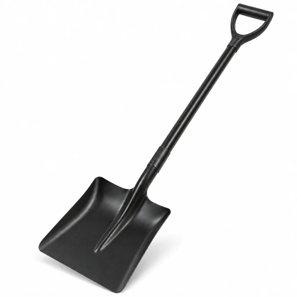 Pala cuadrada con mango de acero 26 × 102 cm – SKU 40093