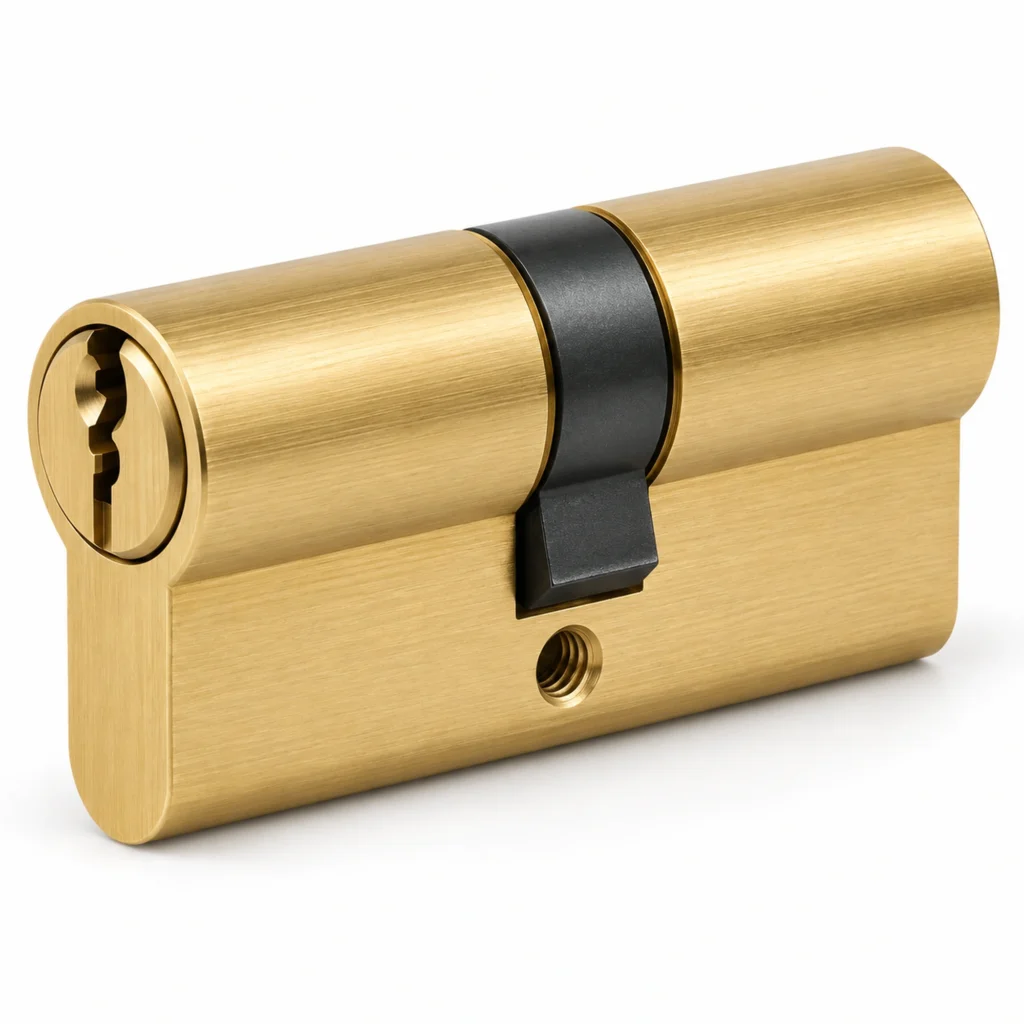 Cilindro europeo de latón 70 mm – SKU 41004