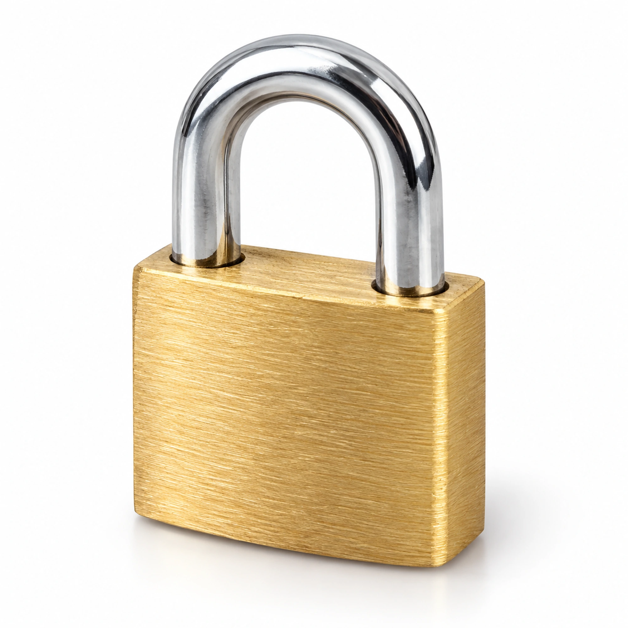 Candado de latón con arco ancho 25 mm – SKU 41010