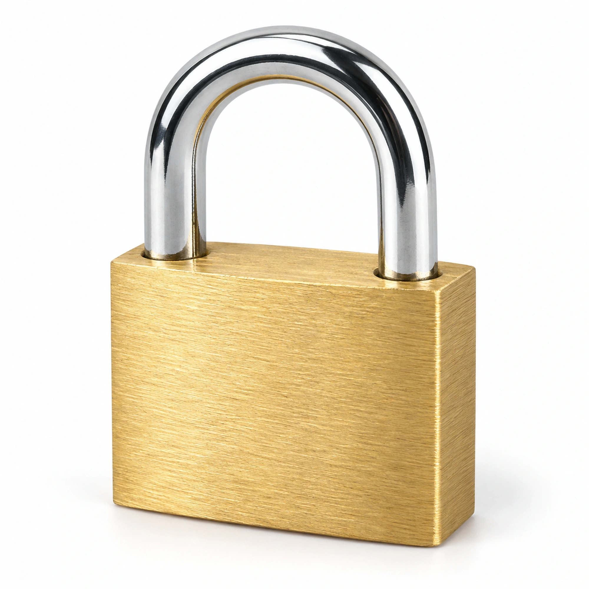 Candado de latón con arco ancho 40 mm – SKU 41012