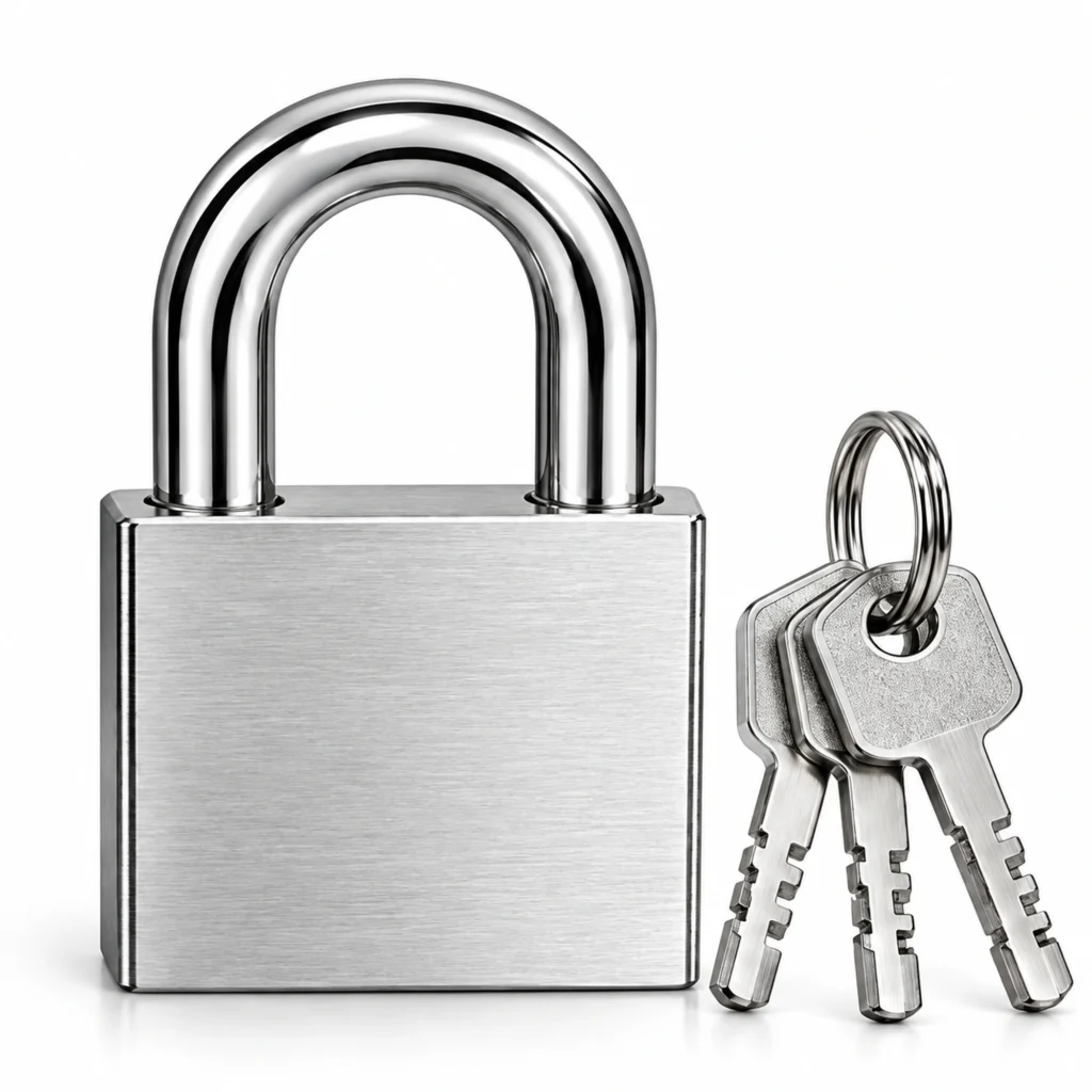 Candado de seguridad metálico 50 mm – SKU 41023