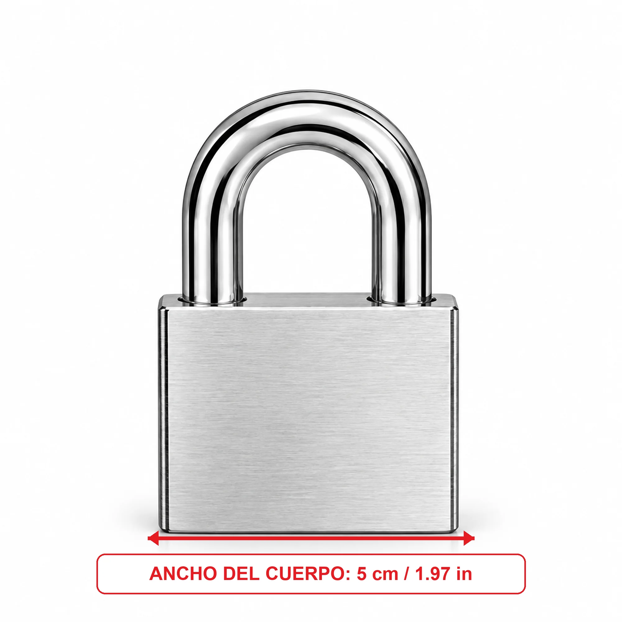 Candado de seguridad metálico 50 mm – SKU 41023 - Imagen 3