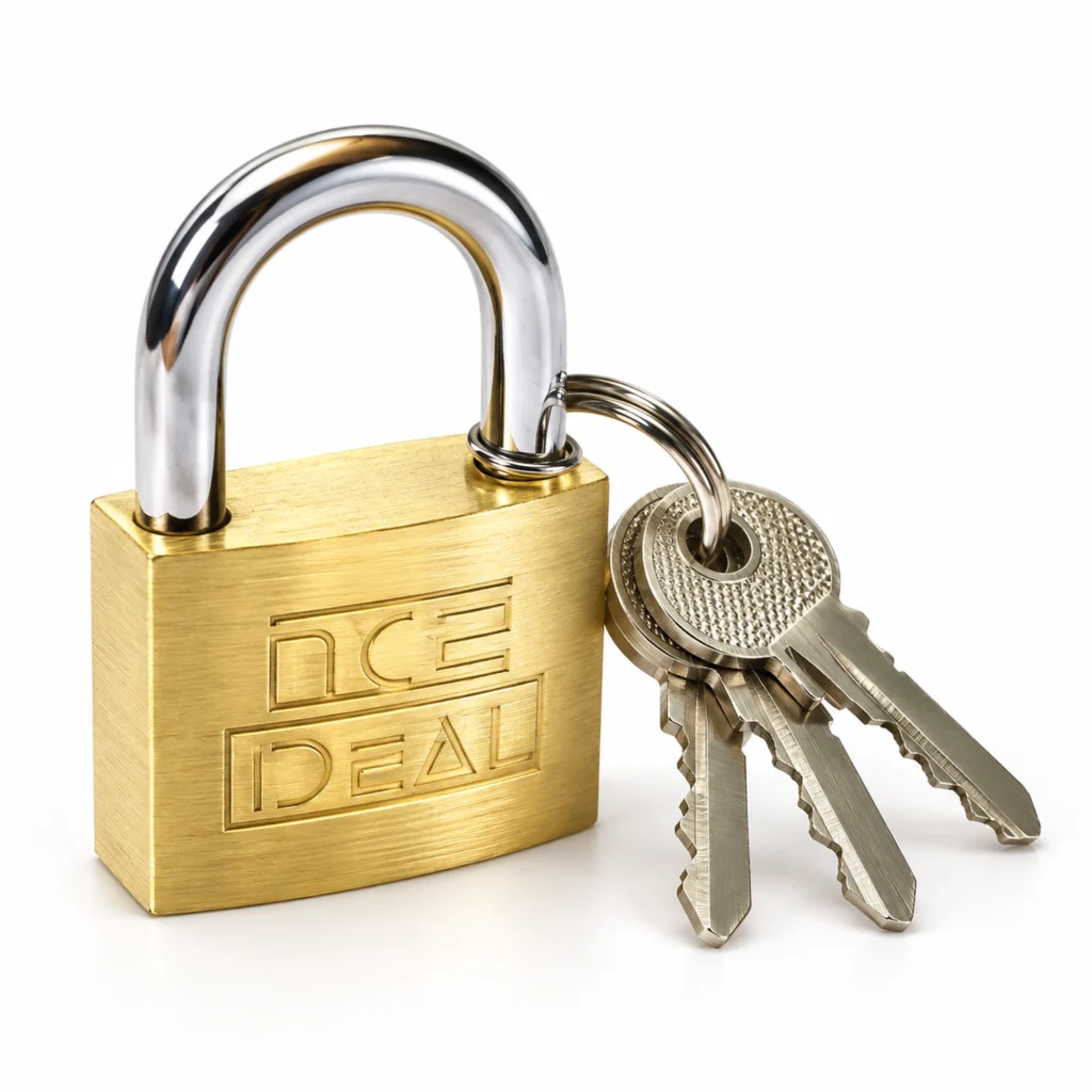 Candado de seguridad de latón de 20 mm – SKU 41033