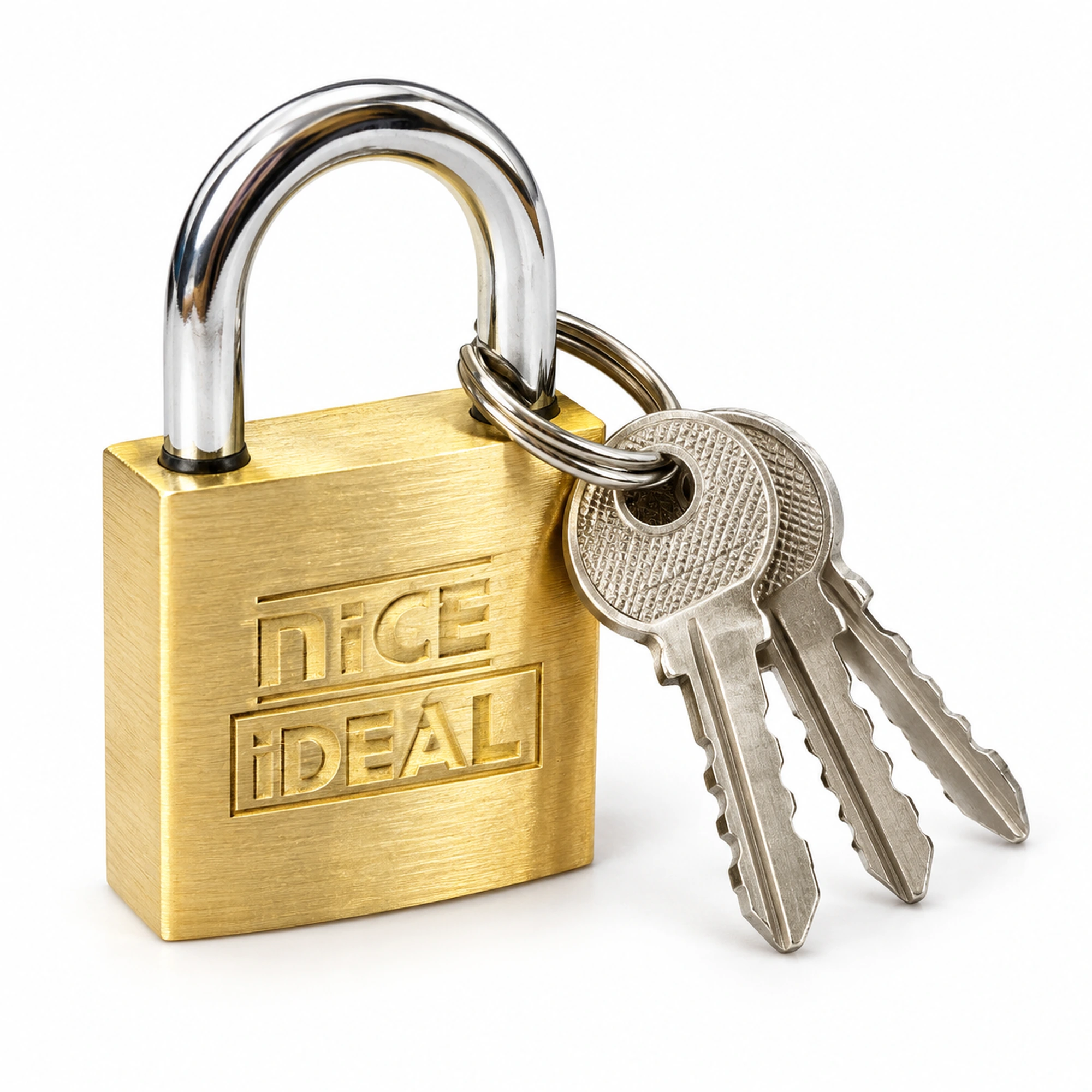 Candado de seguridad de latón de 25 mm – SKU 41034