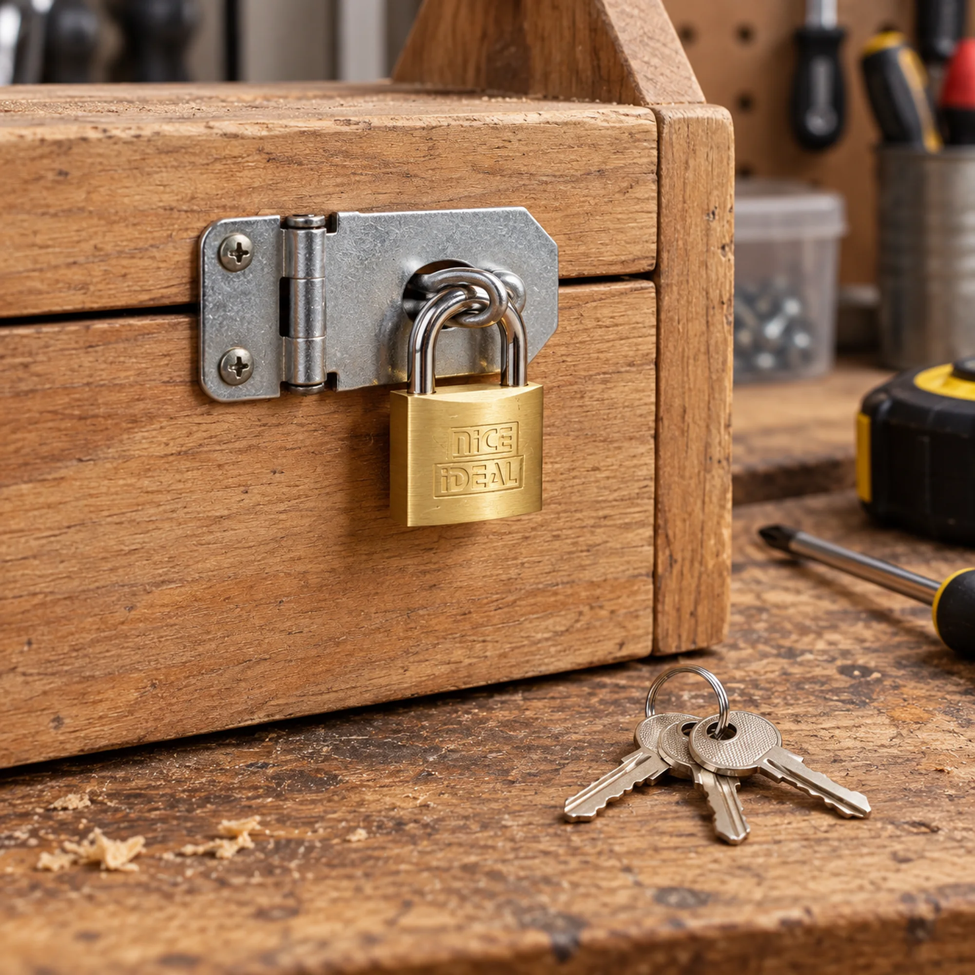 Candado de seguridad de latón de 25 mm – SKU 41034 - Imagen 6
