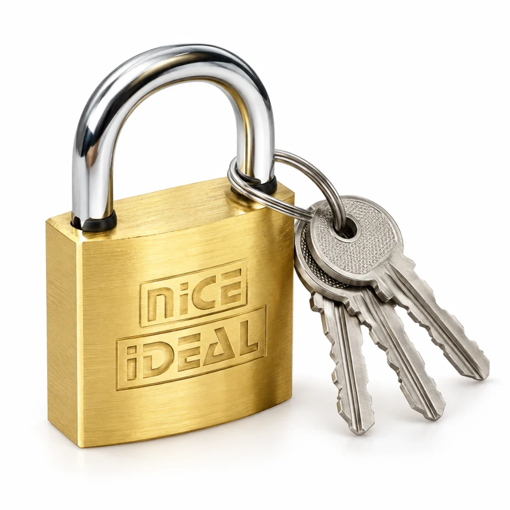 Candado de seguridad de latón de 32 mm – SKU 41035