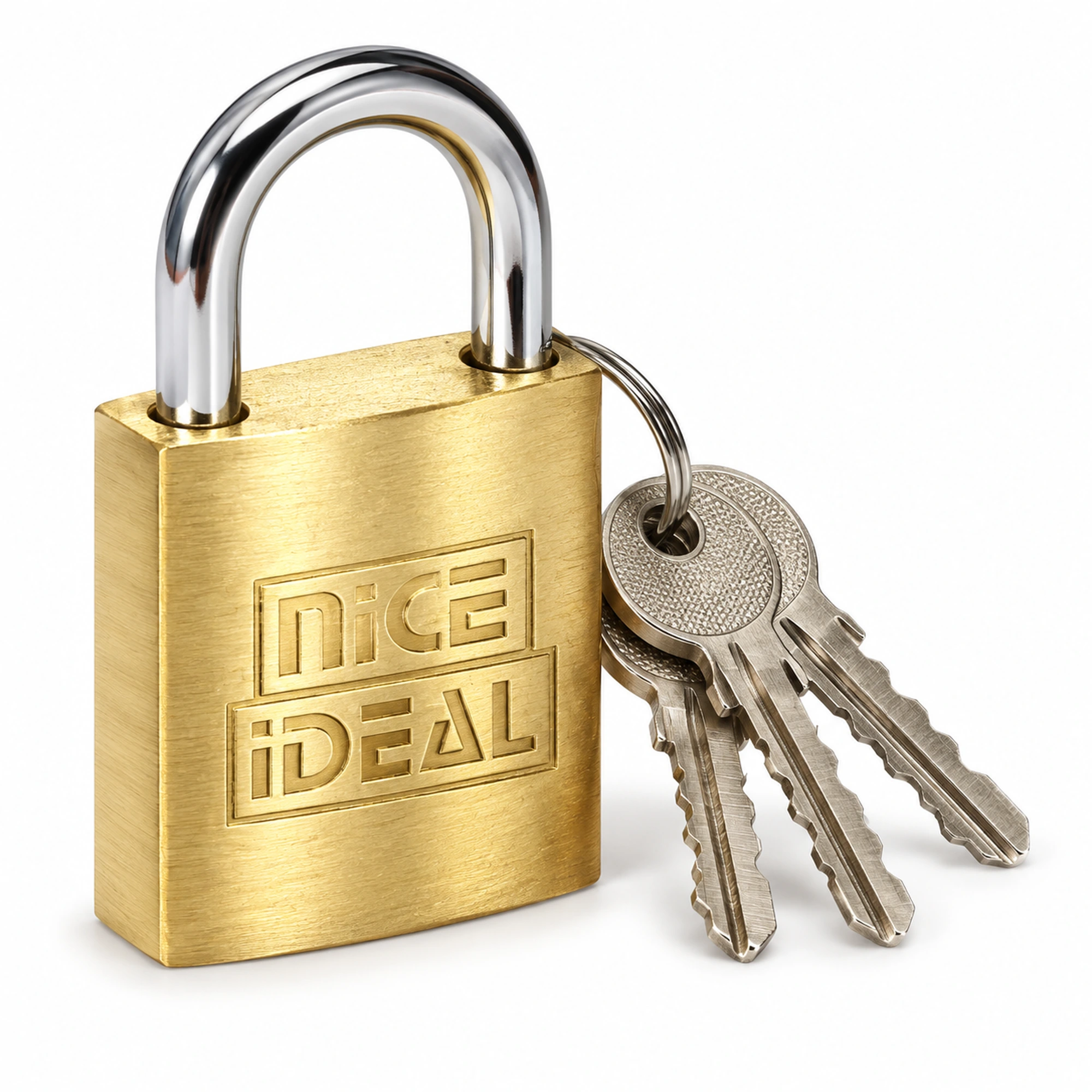 Candado de seguridad de latón de 38 mm – SKU 41036