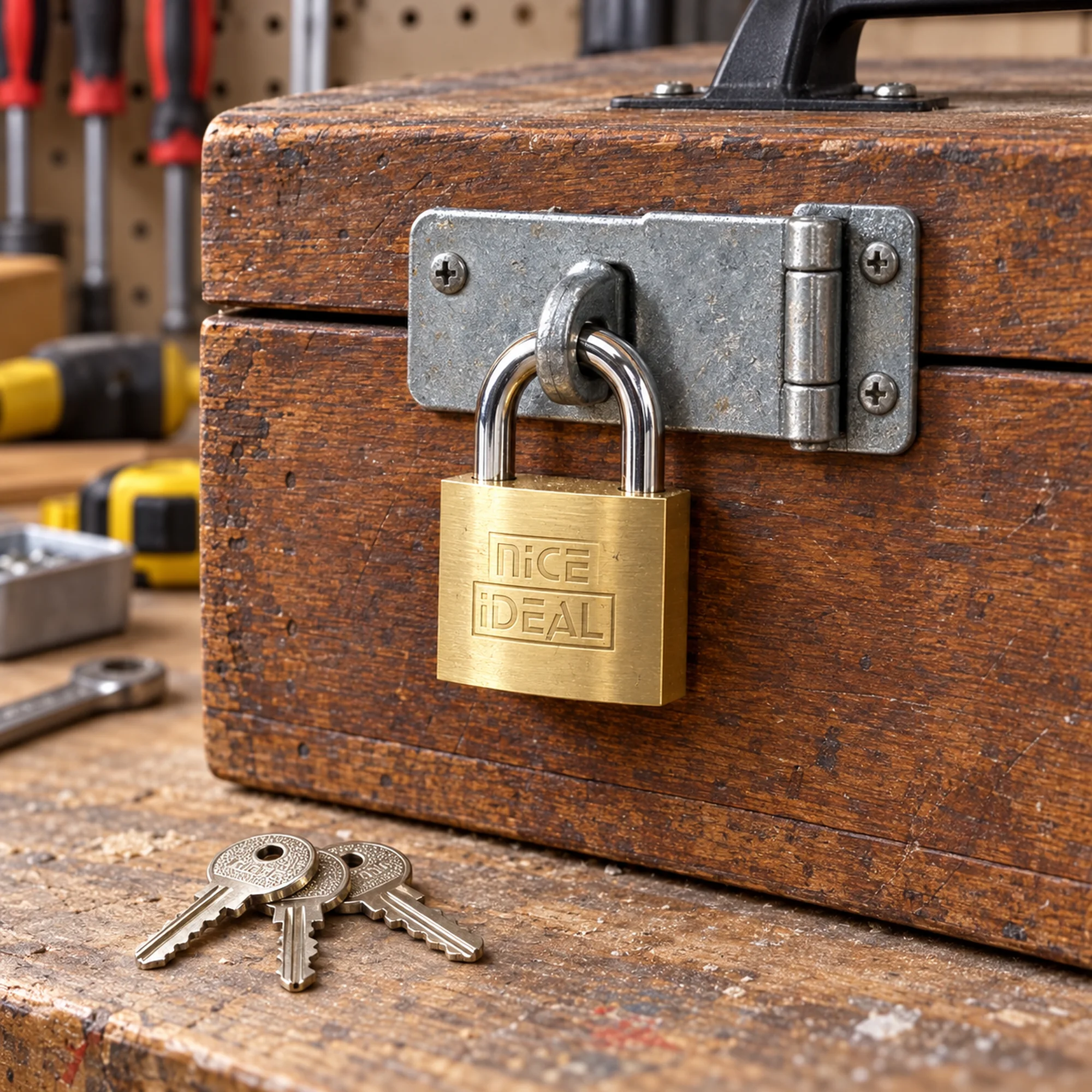 Candado de seguridad de latón de 50 mm – SKU 41037 - Imagen 6
