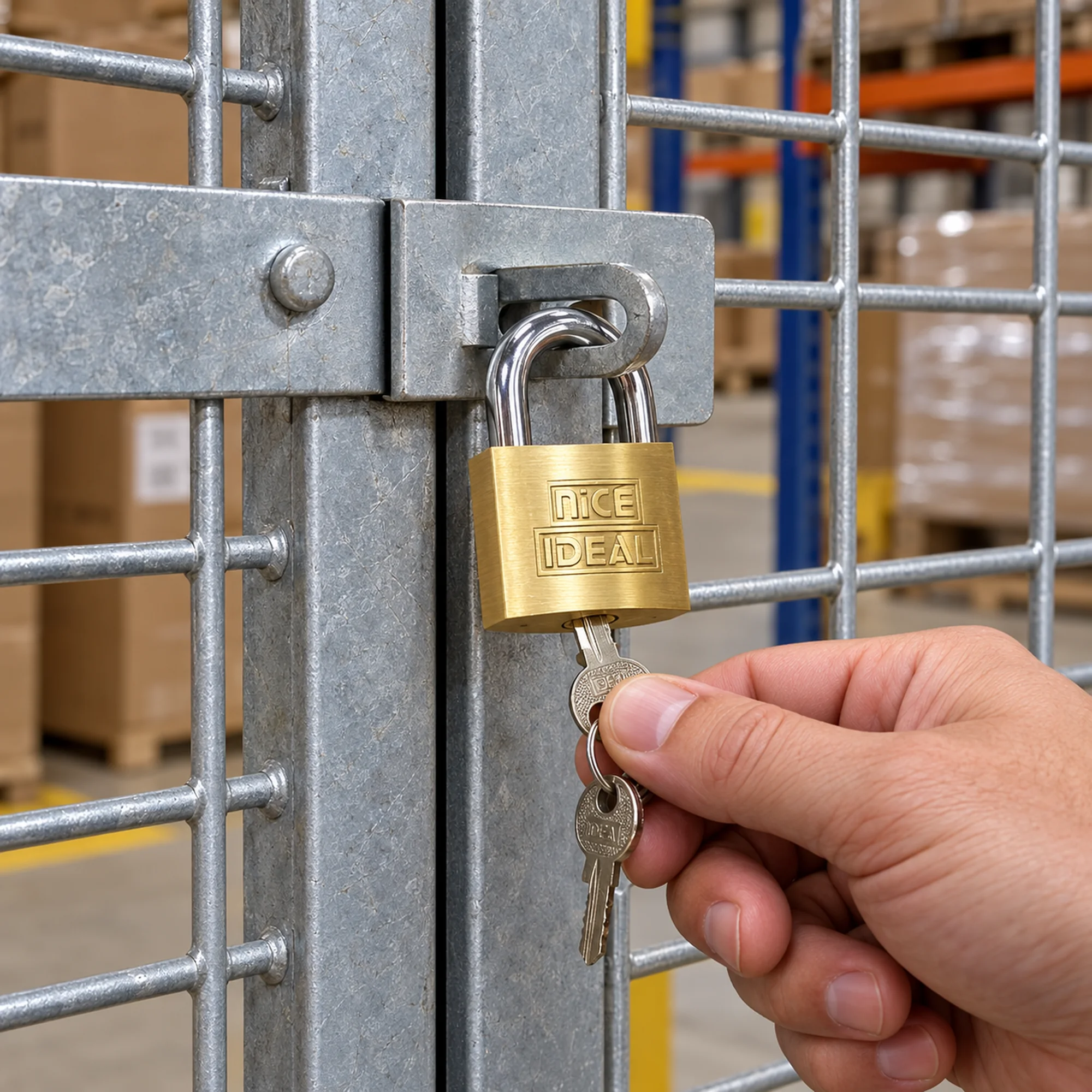 Candado de seguridad de latón de 50 mm – SKU 41037 - Imagen 7