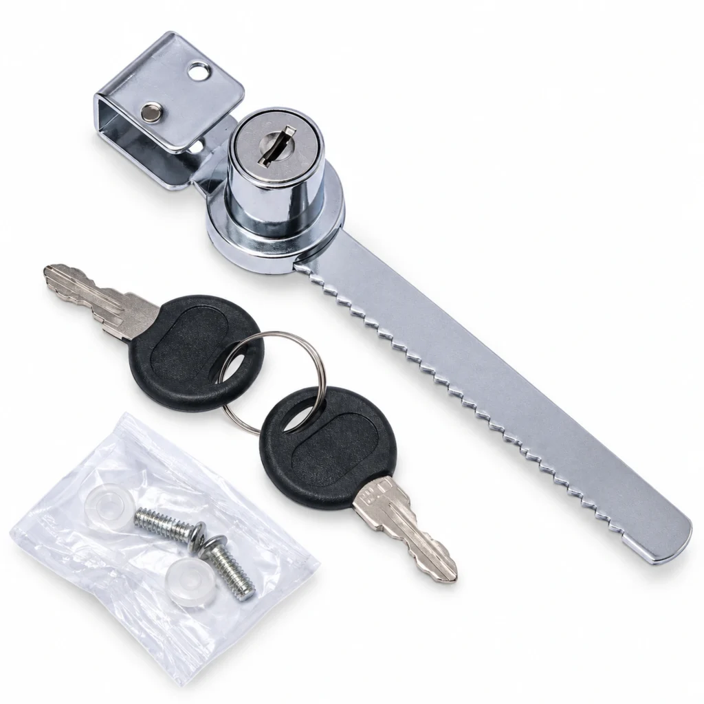 Cerradura para vitrina de vidrio, modelo 328 – SKU 42566