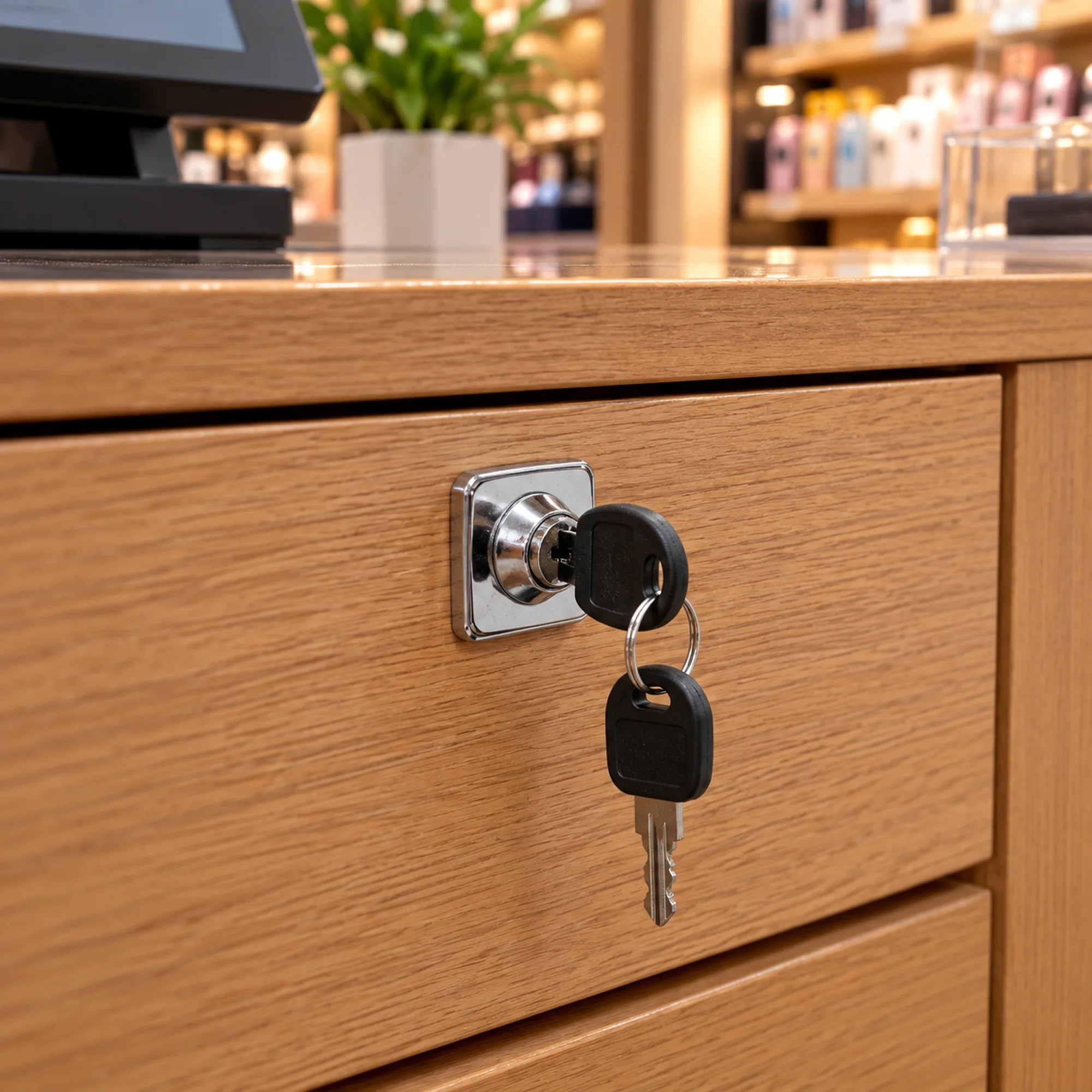 Cerradura compacta para mueble, modelo 407C – SKU 42567 - Imagen 6