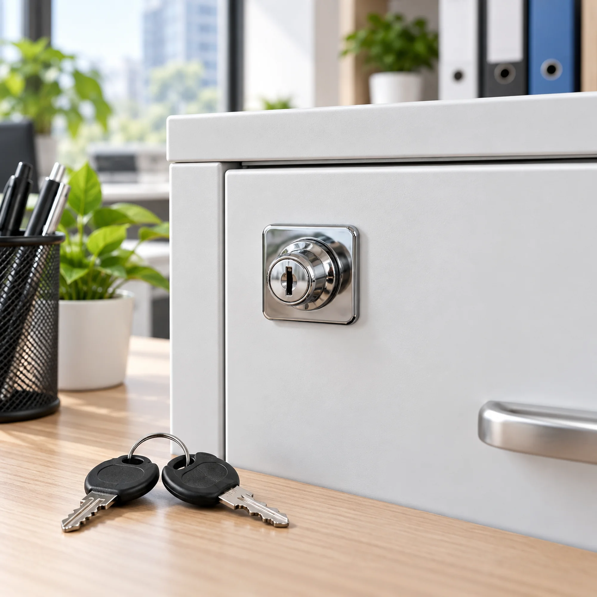 Cerradura compacta para mueble, modelo 407C – SKU 42567 - Imagen 7