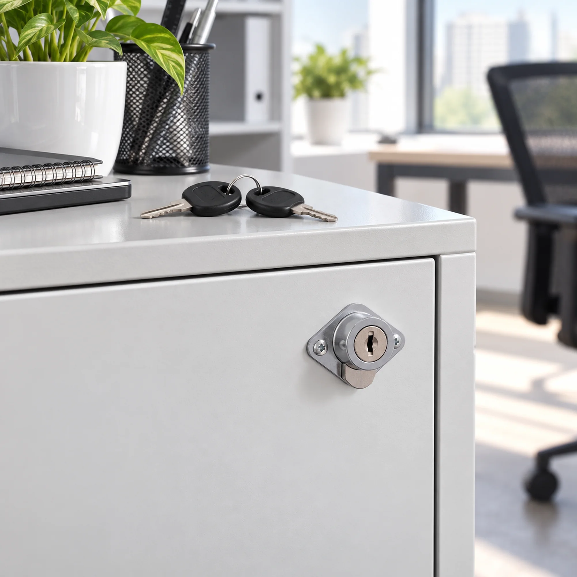 Cerradura compacta para mueble, modelo 106A – SKU 42570 - Imagen 7