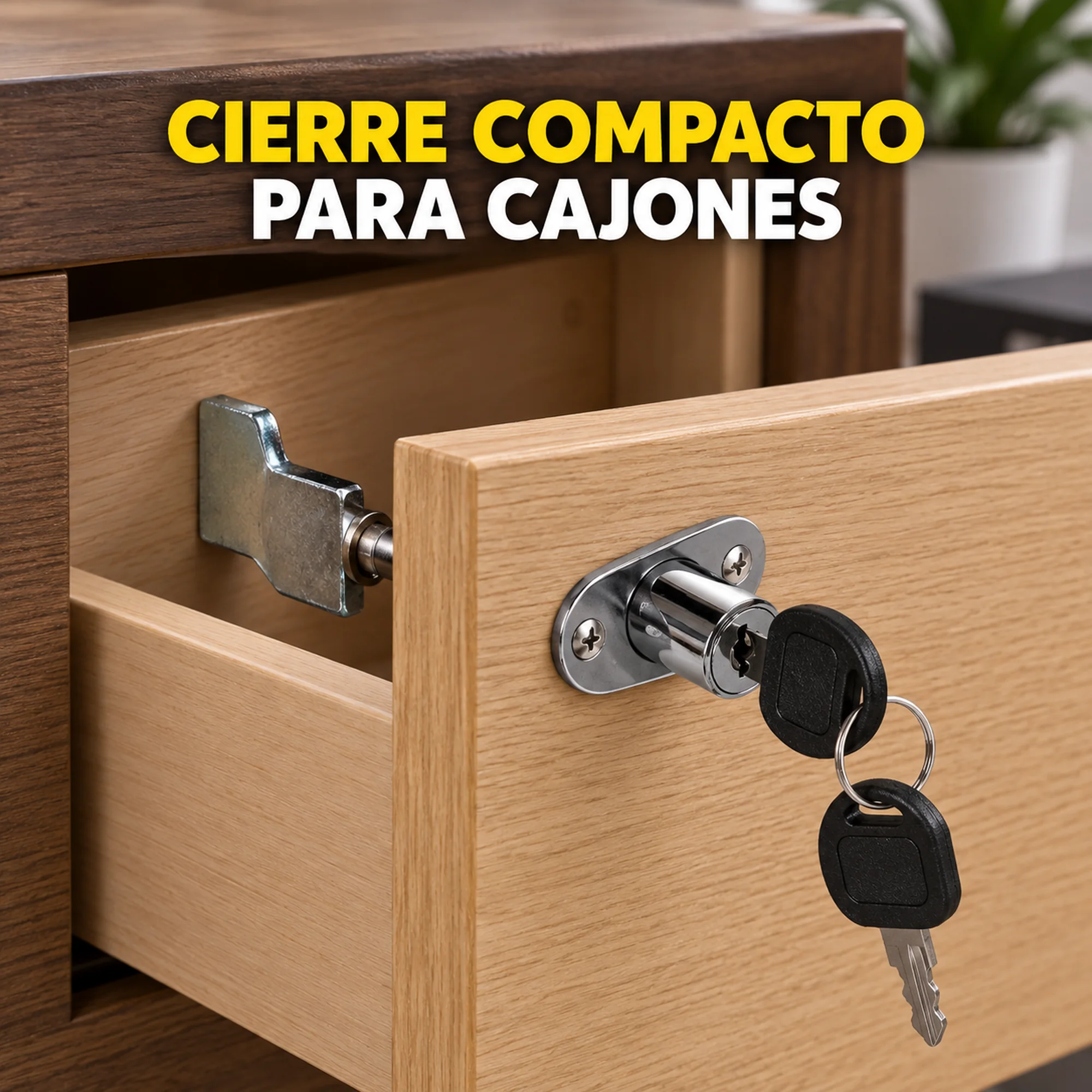 Cerradura para cajón, modelo 288-16 – SKU 42571 - Imagen 4