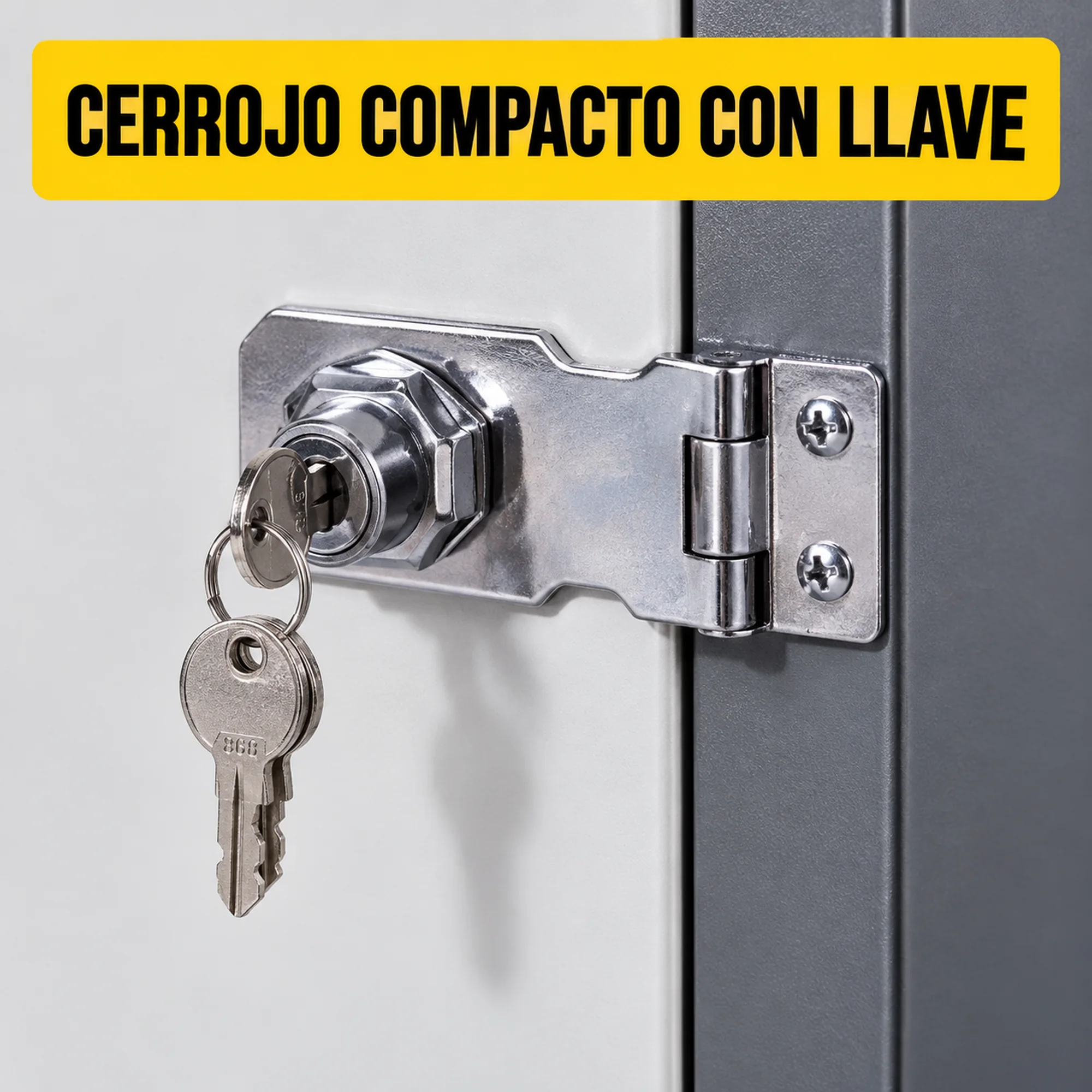 Cerrojo de bloqueo con llave, 2.6 pulgadas – SKU 42574 - Imagen 4