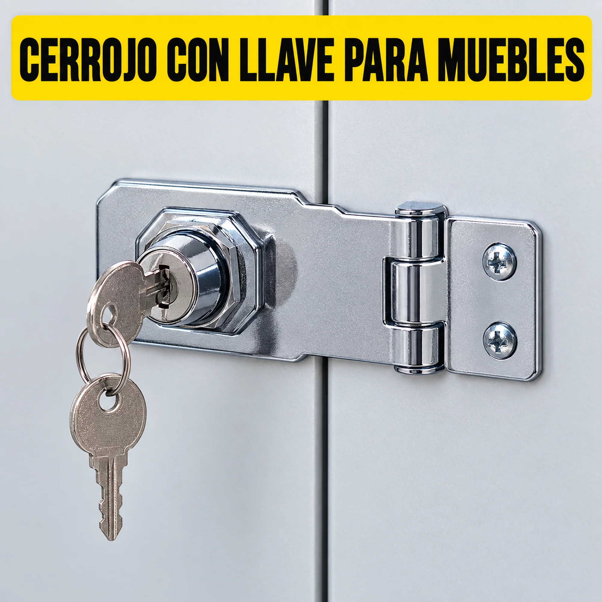 Cerrojo de bloqueo con llave, 3.1 pulgadas – SKU 42575 - Imagen 4
