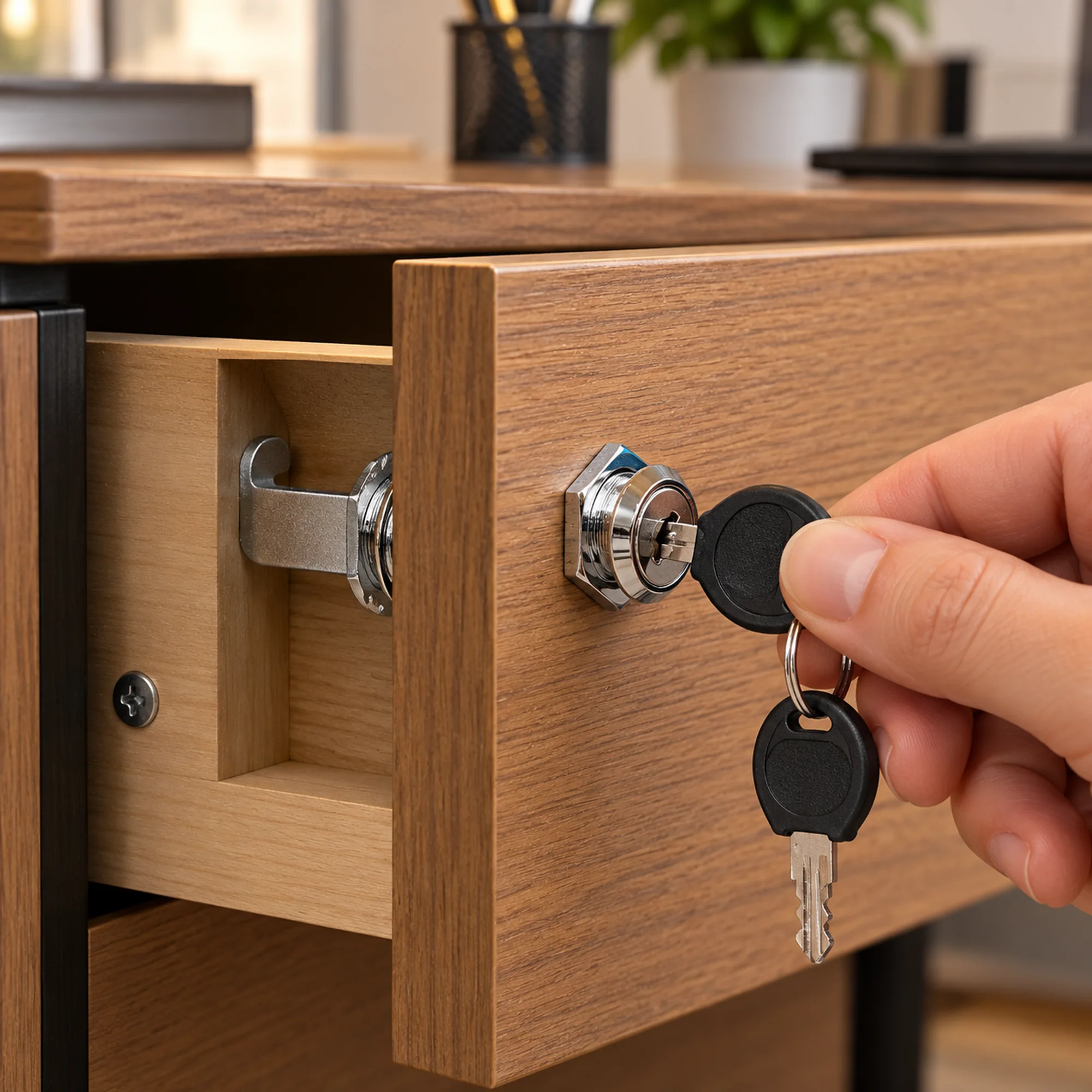 Cerradura de leva para cajón, modelo 103-20 – SKU 42577 - Imagen 5